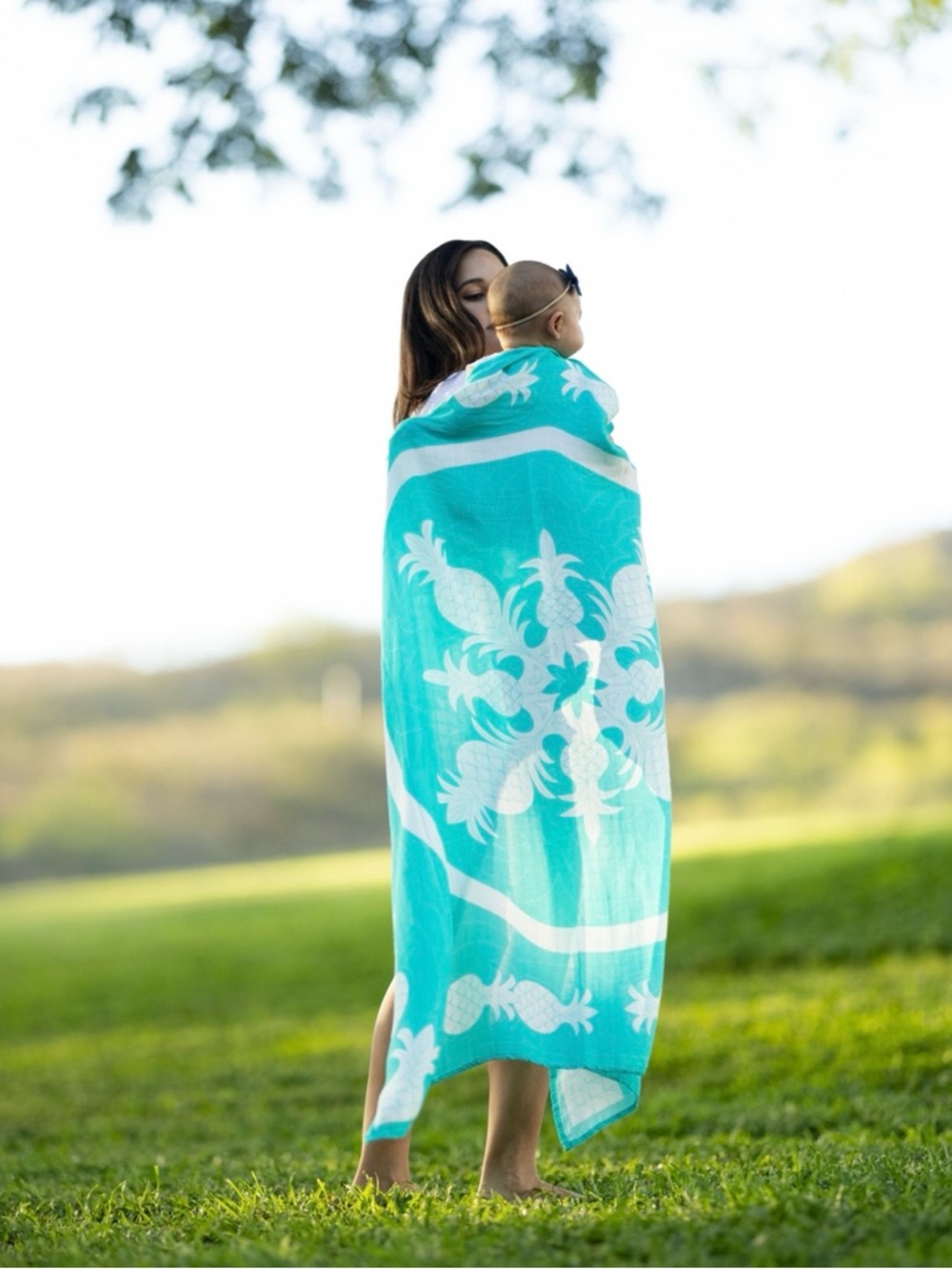 NWT Coco Moon Hawai’i Pōhai Ke Aloha by Patricia Lei Murray Swaddle Blanket - Picture 4 of 6